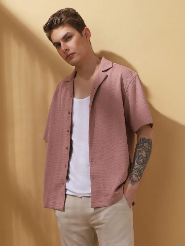 Men's Cuban Collar Shirt